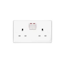 BRITISH ELECTRICAL SOCKET DOUBLE